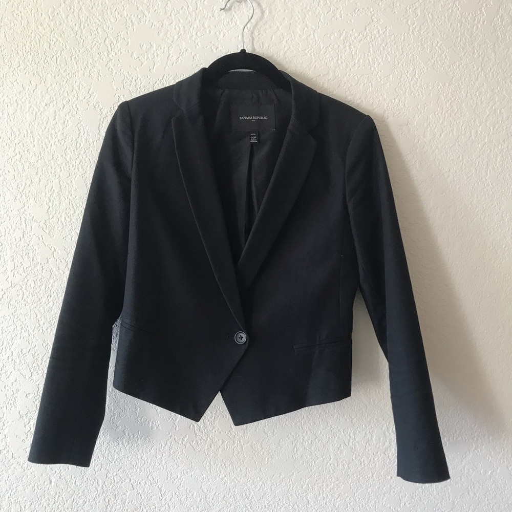Classic Black Banana Republic Blazer